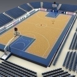 basketball court 3d model 3ds max obj 81518
