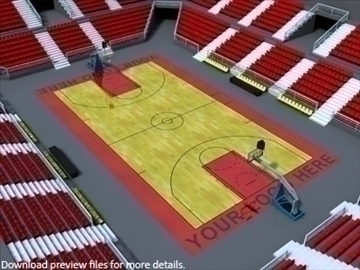 outdoor basketball arena. 3d model max other 95290