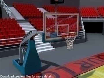 outdoor basketball arena. 3d model max other 95294