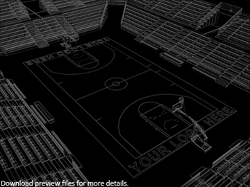 outdoor basketball arena. 3d model max other 95298