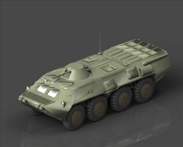 btr 80 soviet armored personnel carrier 3d model 3ds max x lwo ma mb obj 101290