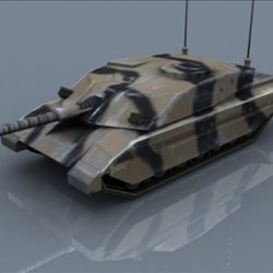 challenger 2 mbt game ready 3d model 3ds max 99392
