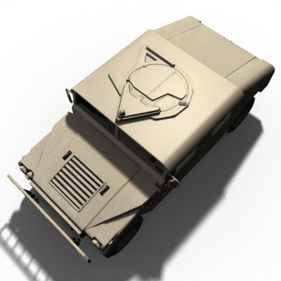 hmmwv (military humvee) normal mapped 3d model max 159157