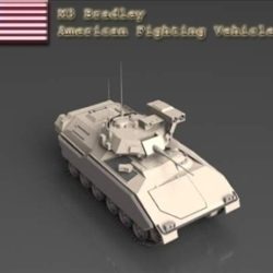 m2m3 bradley fighting vehicle 3d model 3ds max x lwo ma mb obj 101391