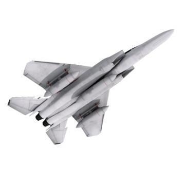 realistic lowpoly f-15e plane 3d model 3ds max obj 77199