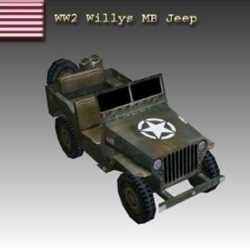 ww2 american willys mb jeep 3d model 3ds max x lwo ma mb obj 111615