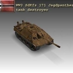 ww2 german sdkfz 171 jagdpanther 3d model 3ds max x lwo ma mb obj 103887