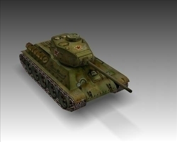 ww2 soviet t 3485 tank 3d model 3ds max x lwo ma mb obj 103920