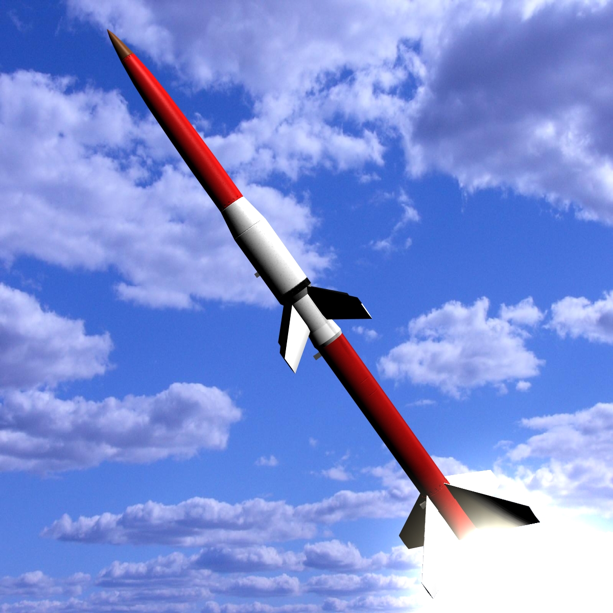 astrobee 200 rocket 3d model 3ds dxf fbx blend cob dae x other  obj 165941