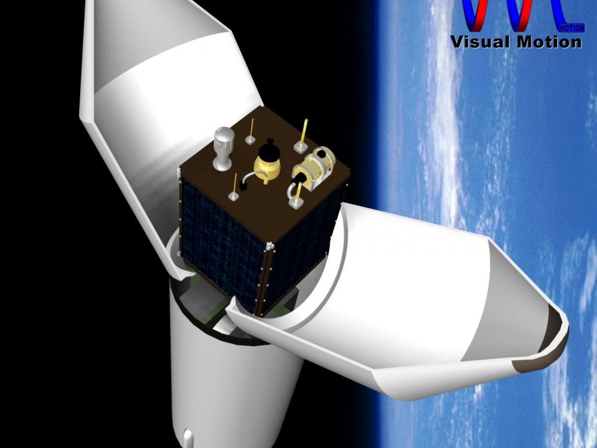 dprk kwangmyongsong-3 satellite 3d model 3ds dxf cob x obj 134454