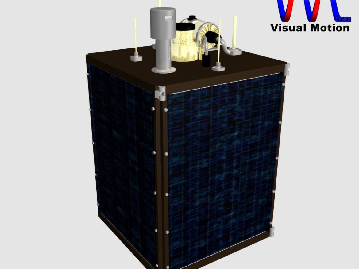 dprk kwangmyongsong-3 satellite 3d model 3ds dxf cob x obj 134457