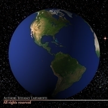 earth planet 3d model 3ds dxf c4d obj 111172