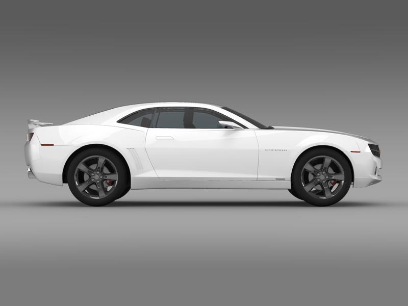 chevrolet camaro concept 3d model 3ds max fbx c4d lwo ma mb hrc xsi obj 143390
