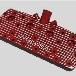 early offenhauser cylinder head 3d model 3ds dxf 88237