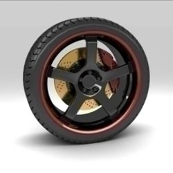 sport wheel 3d model max fbx c4d obj 111426