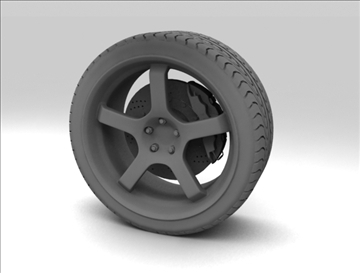sport wheel 3d model max fbx c4d obj 111429