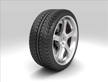sport wheel 3d model max fbx c4d obj 111432