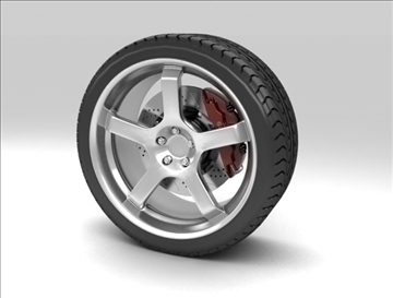 sport wheel 3d model max fbx c4d obj 111433