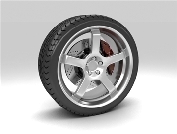 sport wheel 3d model max fbx c4d obj 111435