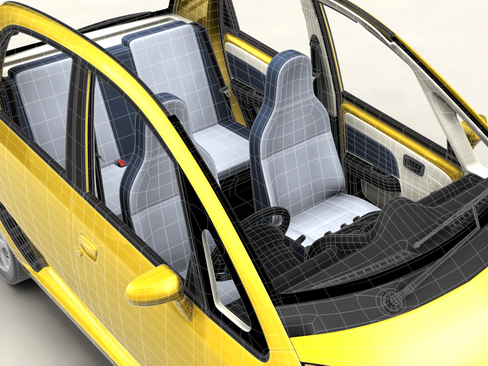 tata nano 3d model 3ds c4d 128306