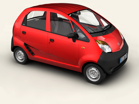 tata nano 3d model 3ds c4d 128310