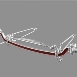 vintage dropped beam axle 3d model 3ds dxf 99196
