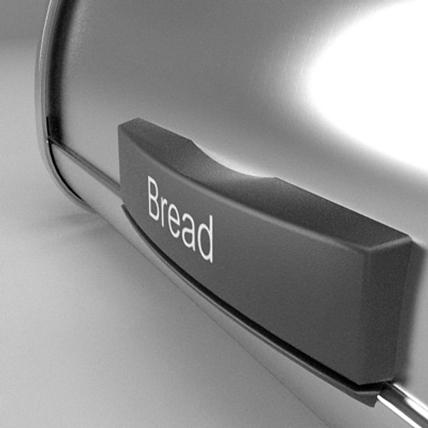 bread bin 3d model 3ds skp obj 115393