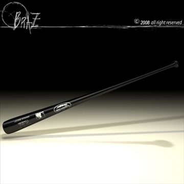 baseball bat 3 3d model 3ds dxf c4d obj 87811