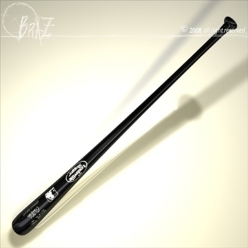 baseball bat 3 3d model 3ds dxf c4d obj 87812