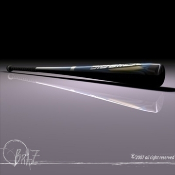 baseball bat 3d model 3ds dxf c4d obj 109162