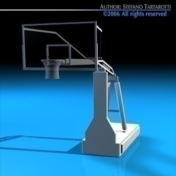 basketball hoop 3d model 3ds dxf c4d obj 82303