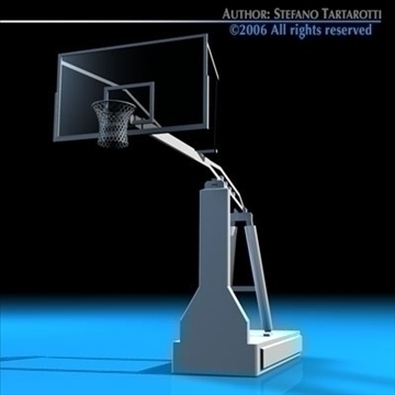 basketball hoop 3d model 3ds dxf c4d obj 82304