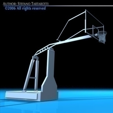 basketball hoop 3d model 3ds dxf c4d obj 82305