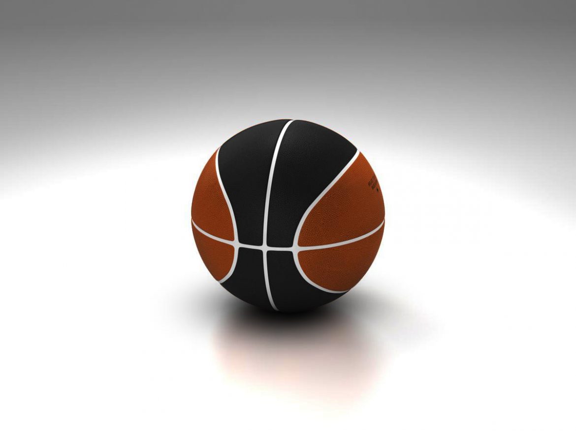 bicolor basketball ball 3d model 3ds max fbx c4d ma mb obj 164743
