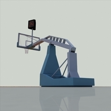international official basketball court. 3d model 3ds max c4d ma mb other pz3 pp2 obj 94964