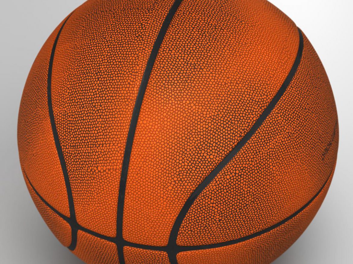 orange basketball ball 3d model 3ds max fbx c4d ma mb obj 164726