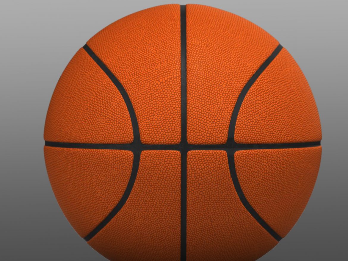 orange basketball ball 3d model 3ds max fbx c4d ma mb obj 164732