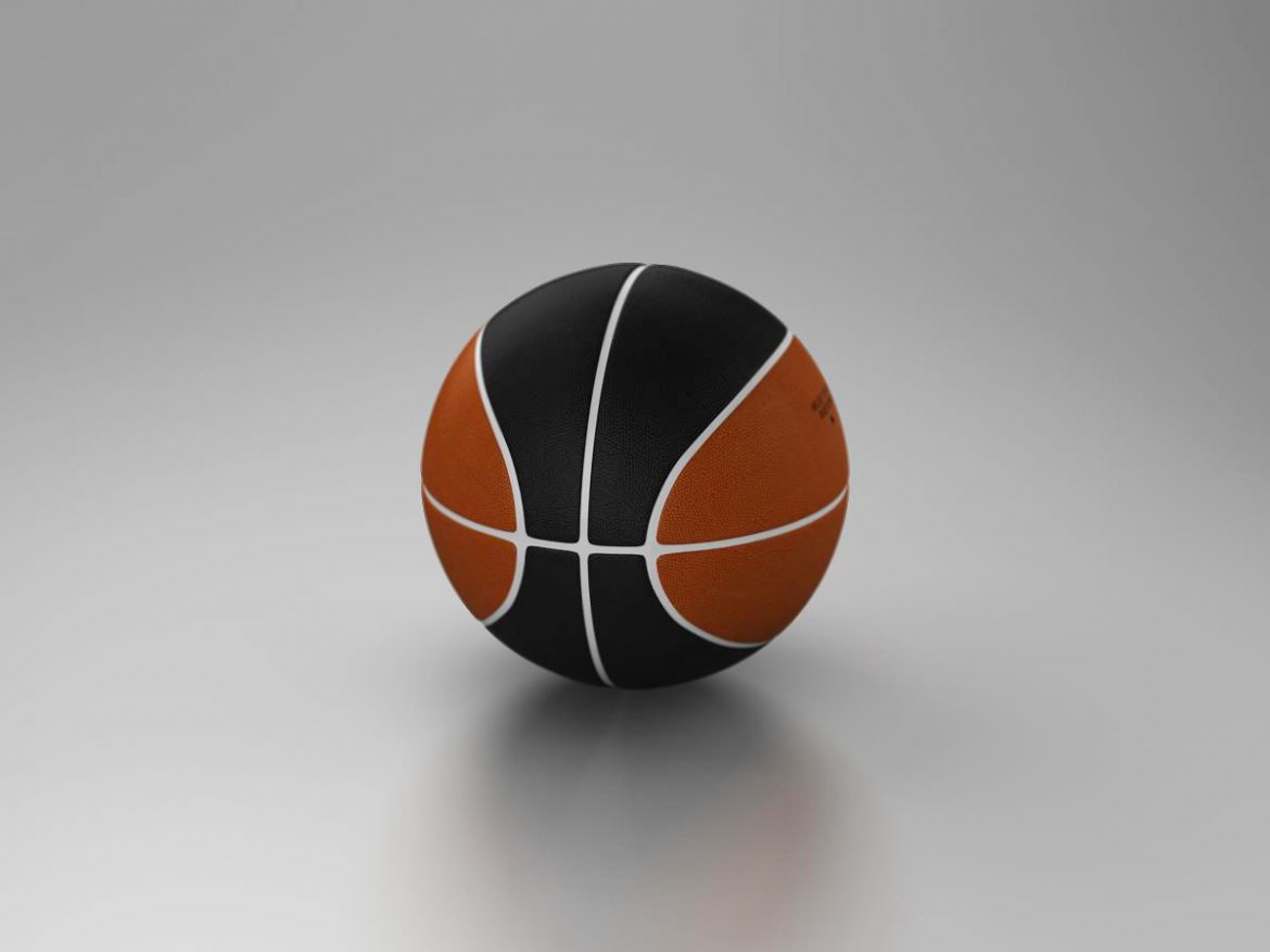 standard basketball ball 3d model 3ds max fbx c4d ma mb obj 164717