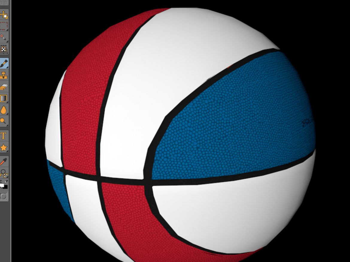 standard basketball ball 3d model 3ds max fbx c4d ma mb obj 164722