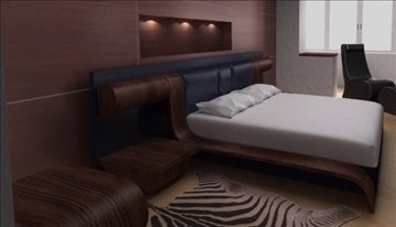 bed 3d model lwo 82022