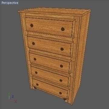 chest of drawers.zip 3d model 3ds dxf fbx c4d x obj 93126