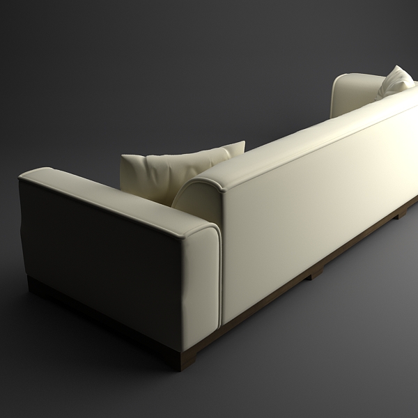 classical leather sofa 3d model 3ds max fbx texture obj 124129