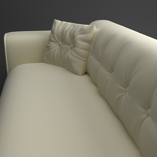 classical leather sofa 3d model 3ds max fbx texture obj 124130
