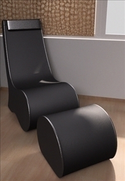easy chair 3d model lwo 82141