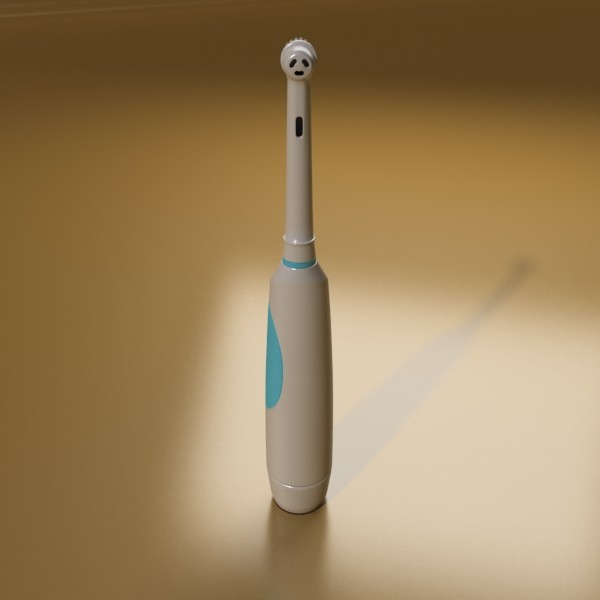 electric toothbrush high detail 3d model 3ds max fbx obj 131523