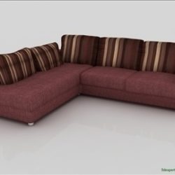 low poly sofa furniture 3d model 3ds max fbx obj 111847