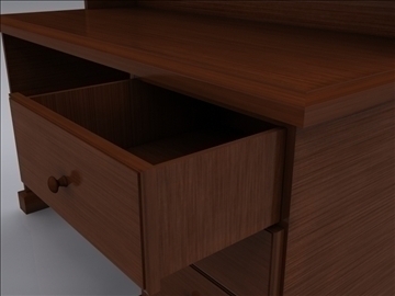 realistic desk 3d model 3ds max fbx jpeg jpg obj 93013