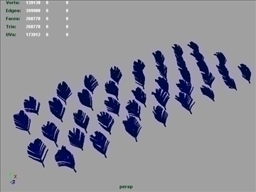 blue down feathers 001 3d model 3ds max obj 102483