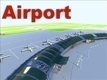 airport 06 3d model 3ds max 90775