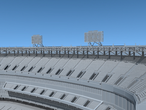 baseball stadium arena 3d model 3ds max c4d lwo ma mb obj 113814
